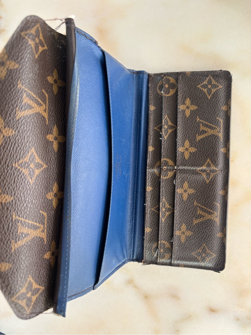 Louis Vuitton Monogram Canvas Envelope Wallet in Brown - Picture 9 of 9